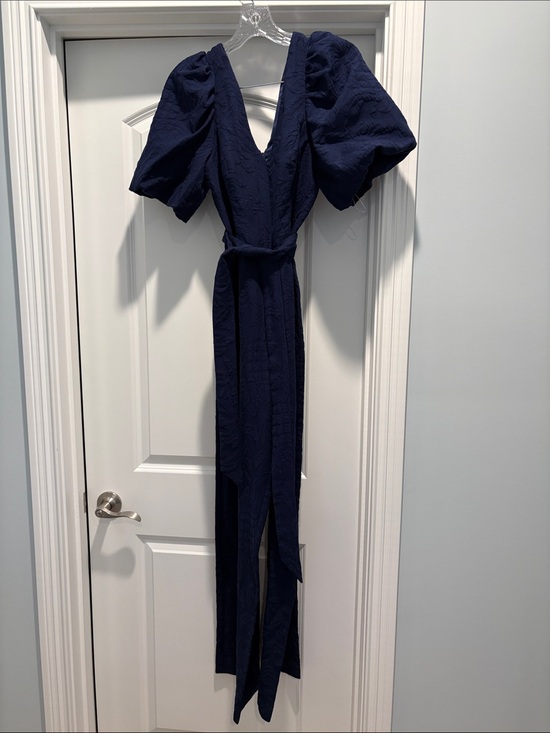 Lilly Pulitzer Pants - Lilly Pulitzer Navy V-neck Belted Jumpsuit